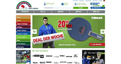 Desktop Screenshot of pingpongparadies.de